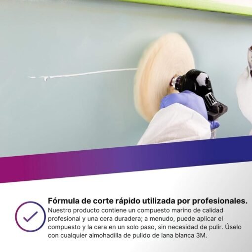 3M™ Perfect-It™ Limpiador + Cera GELCOAT Medio, 36107, 1 galón (3.78 litros) - Image 4
