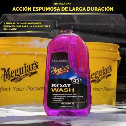 Meguiar's M4364, #43 Jabón para Barcos - 64oz (1.89L) - Image 6