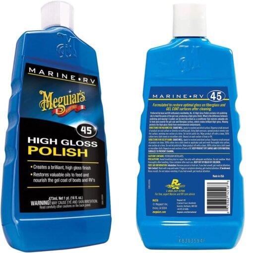 Meguiar's M4516, #45 Marine/RV Pulidor y potenciador del Brillo, 16 onzas - Image 2