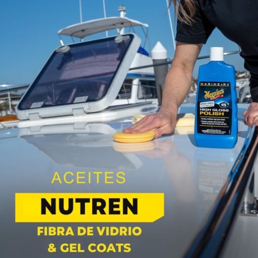 Meguiar's M4516, #45 Marine/RV Pulidor y potenciador del Brillo, 16 onzas - Image 5
